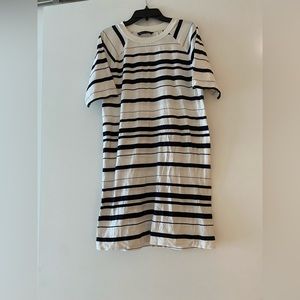 French Connection Striped T-shirt Dress